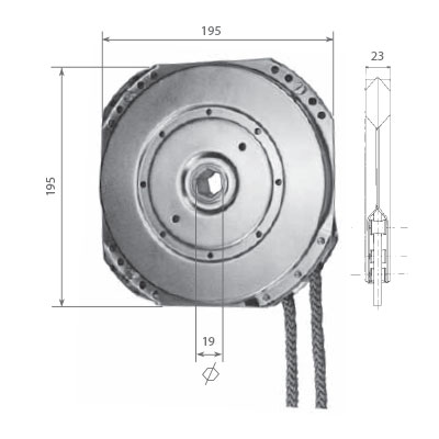 Autofrenante ARNO DX con cordone cod 500A3592D