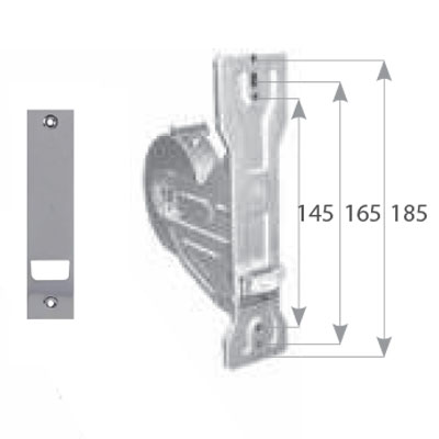 cod AU6145 avvolgitore mt 6 c/placca 145 mm