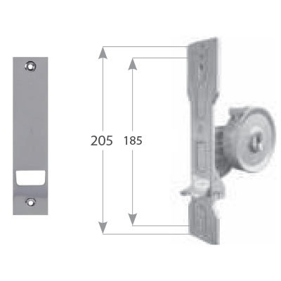 cod AUMI6205 avvolgitore mt 6 c/placca 205 mm