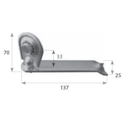 Cuscinetto a sfere con zanca cod 111K0020 cuscinetto tipo E con zanca