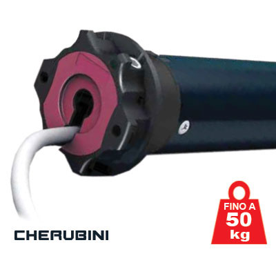 Motore per Taparella Avvolgibile Cherubini 45 Open ZRX 25 (ricevente integrata) - Fino a 50 Kg